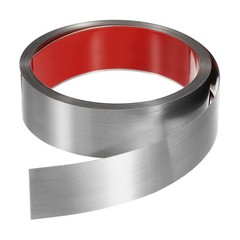 Peel Stick Trim Molding Wall Trim Brushed Silver 16.4Ft x 1.6 Inch