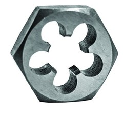 Century Drill 98218 High Carbon Steel Fractional Hexagon Die, 7/8-14 NF