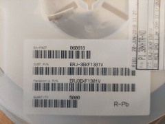 lot of 5 surface mount 0603 resistor reels, various values