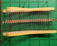 Carbon Film Axial Resistor 1/4W .25W 0 to 47M Various Ohms on Tape 100pcs
