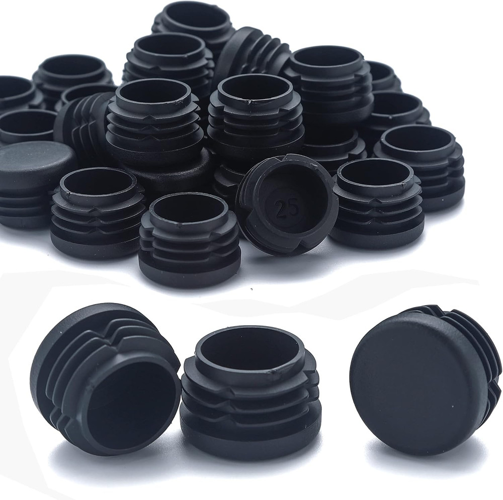 Furnigear Plastic Plugs Tubing End Caps Chair End Caps 1 1/4″ outside Bottom rou