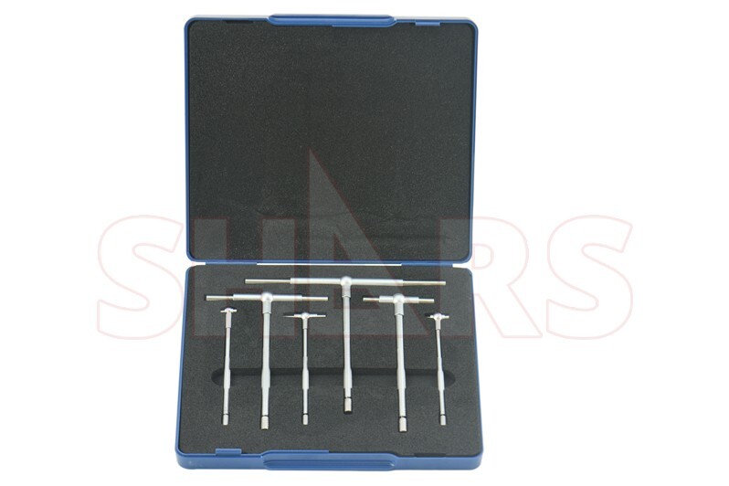 Premium Chrome T-Bore Telescoping Gage 5/16″ – 6″ 6 Pc Set Cylinder Hole NEW P