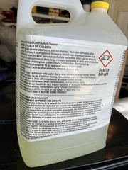 Ecolab Marketguard 121 All Purpose Cleaner, Concentrated Chlorinated, 2.5 Gal