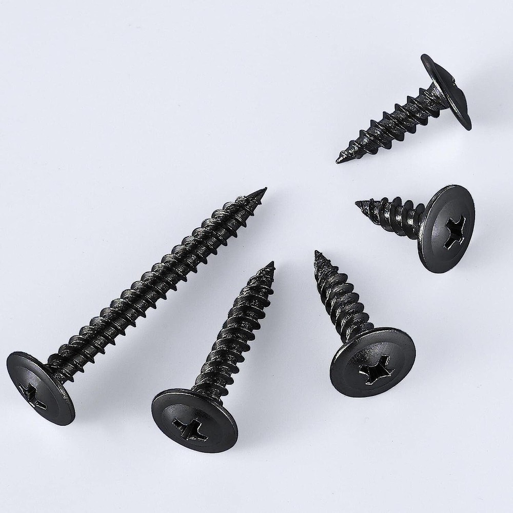 Modified Truss Head Self piercing sharp point Screws #8x 1/2″- 3″ K-Lath Black