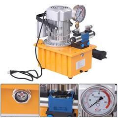 10000 PSI 750W 110V Electric Hydraulic Pump 60Hz 8L Capacity, Double Acting