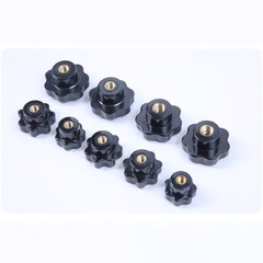 M4/M5/M6/M8/M10/M12-M16 Female Thread Seven Star Shaped Head Clamping Nuts Knob