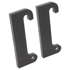 1 Pair Blank Quick Attach Loader Mounts For Cat IT28 Loader mounts Steel