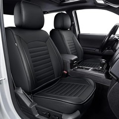 For Toyota Tacoma: 2005-2025 2026 Truck Set Car Seat Covers Synthetic Leather