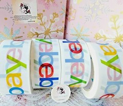 4 Rolls Official eBay Brand Logo Packing Packaging Tape Shipping 2″ x 75 yards