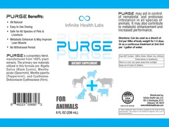 Purge – Natural wormer / coccidia tx for cattle, goats, sheep, pigs, cats & dogs