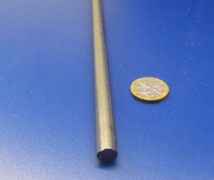 12L14 Steel Unpolished Rod Round Bar, 3/8″ Dia x 5 Foot length. 3 Units, 15 Ft