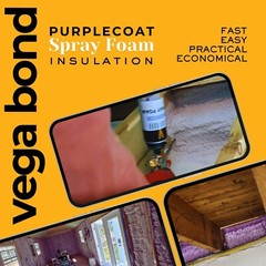 Vega Bond Purplecoat Single Component Spray Foam Insulation 24-Pack Set-480BF