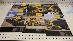 1990s CAT Heavy Equipment BROCHURE LOT compact equipment