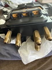 Fieldpiece SM480V 4-port SMAN Refrigerant Manifold w/ Micron Gauge HVAC Tested