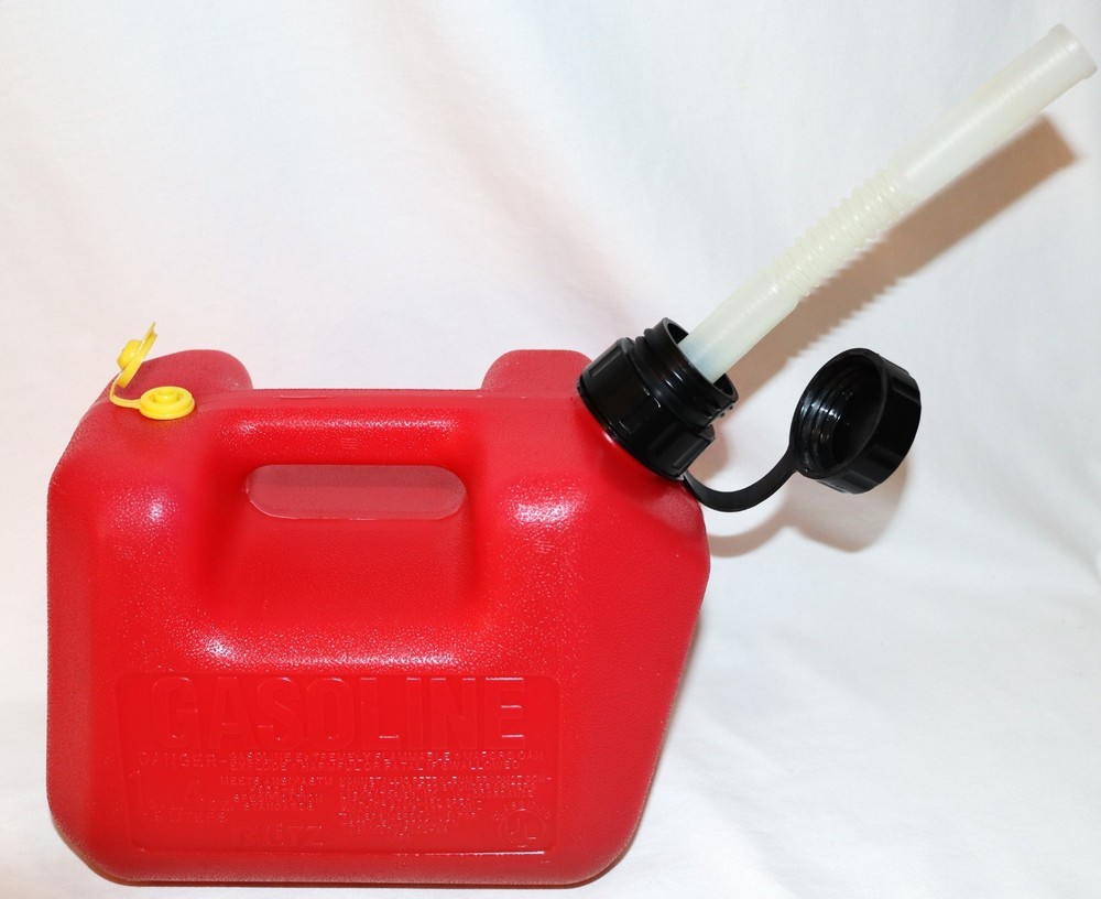 Blitz 1 Gallon 4 Oz Self Venting Pre Ban Plastic Gas Can 11802 Flexible Spout