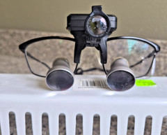 Orascoptic dental Loupes 3x Magnification NO RX WITH HEADLAMP, & BATTERIES