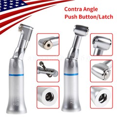 NSK Style Dental Low Slow Speed Push Button/ Latch Bur Contra Angle Handpiece ns