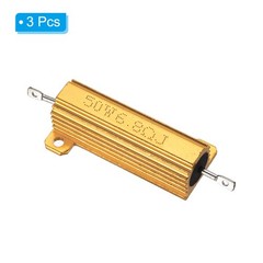 50W 6.8 Ohm Aluminum Shell Resistor 3Pcs Aluminum Housing Resistor