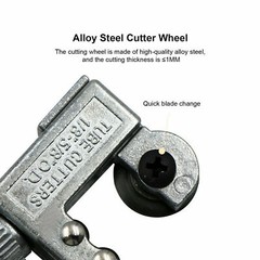 Mini Pipe Tubing Cutter 1/8″ to 5/8″ OD Copper Brass Aluminum Cutting HVAC Plumb