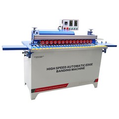 Straight Line Automatic Edge Banding Machine 110V Double-sided Adhesive Coating