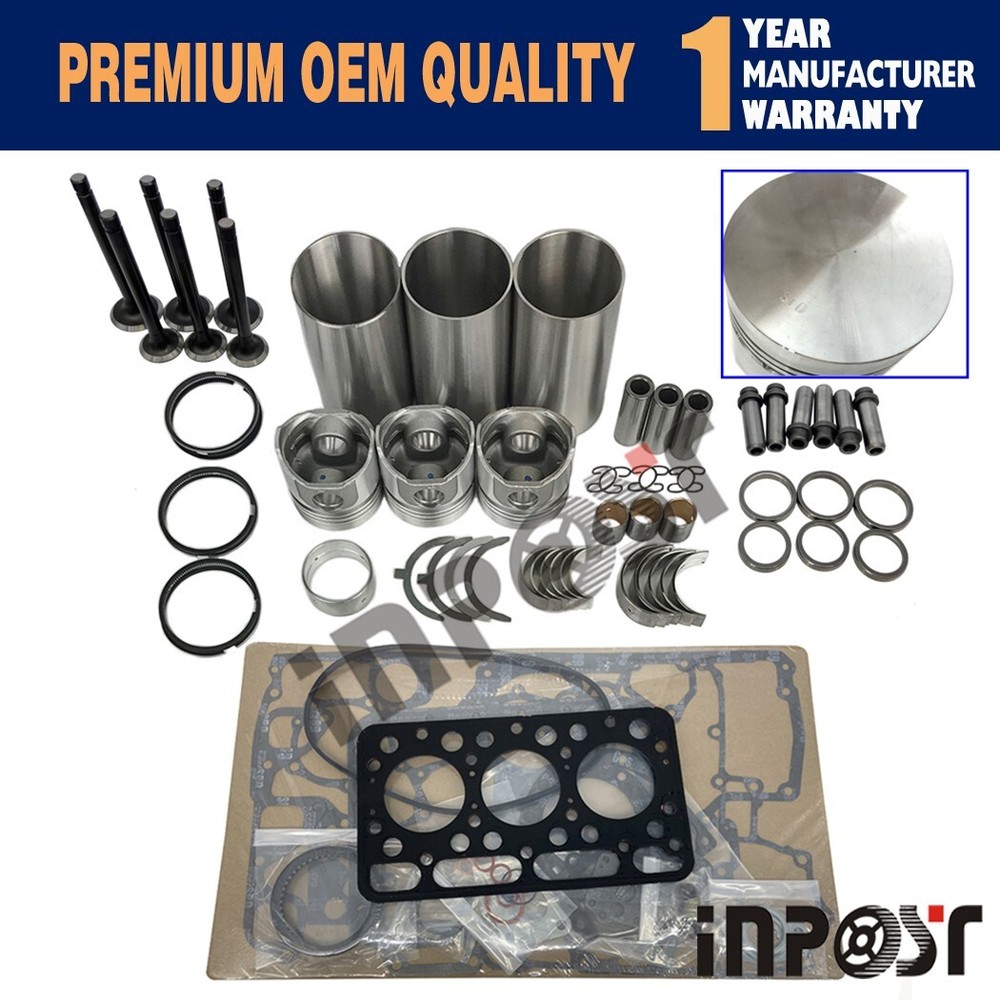 Overhaul Rebuild Kit for Kubota DH1101 Engine L245 L245DT L245C Tractor D1101