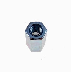 12 Pack 1/2-13 to 3/8-16 x 1 1/4″ Long Reducer Coupling Nut – Zinc Plate 509900