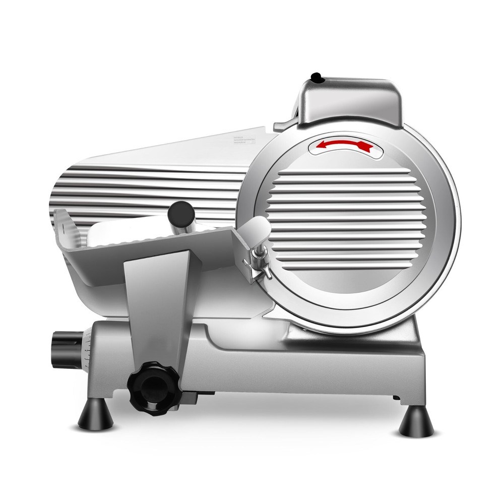 10in Blade Electric Commercial Meat Slicer Steel Frozen Meat Cheese Slicer New