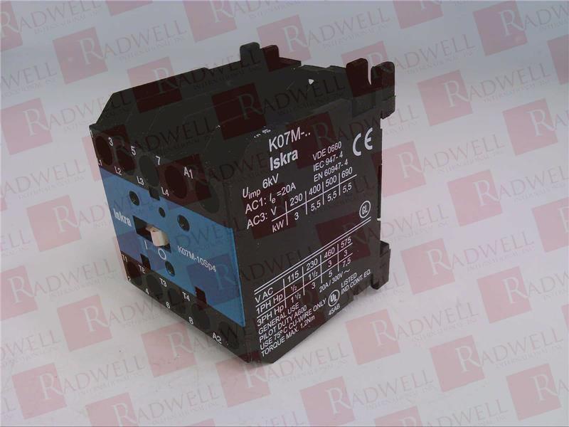 ISKRA K07M-10SP4-480VAC / K07M10SP4480VAC (NEW IN BOX)
