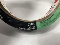 3M 03491 Precision Masking Tape 0.75 In X 35 Yd