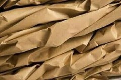 24″ wide x 900′ long 40 lb Rolled Brown Kraft Paper Shipping Void Crafting Fill