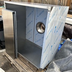 Captiveaire 42″x42″ Exhaust Hood Model 4224 VHB with 3 Skirt Panels