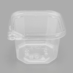 Karat 16oz PET Tamper Resistant Square Container, Clear – 400 pcs, TR-SC16PET