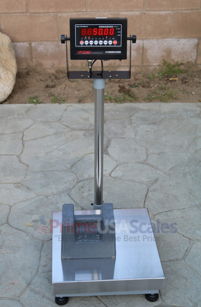Prime 12″x12″ NTEP Bench Scale 100 lb x 0.02 lb with 5 Year Warranty
