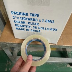 Clear Packing Tape 2″ x 110 Yards 1.8 MIL Heavy Duty High-Adhesion BOPP Shippi