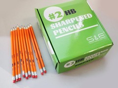 Woodcased #2 Pencils, Pre-sharpened, HB Lead Bulk Box, Pencils No. 2, Yellow,…