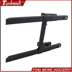 Findmall 43″ Clamp on Pallet Forks 2000lbs Heavy Duty Quick Attach Bucket Fork