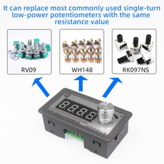 5K 10K 20K 100K Ohm Digital Display Potentiometer Variable Resistor DC 6-30V