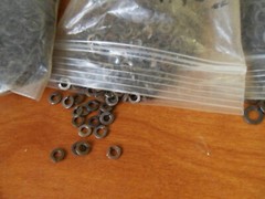 3.10 Lbs Lot Spring Washers & Split Lock Washers ( 4000+- Pieces ) As Pictured