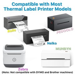2″x2″ White Square Direct Thermal Labels For Zebra & Rollo Printers 700/Roll