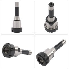 ER40 Collet 15 Pcs Set R8 Shank Chuck Tools For Milling Machine, Lathe, Drilling