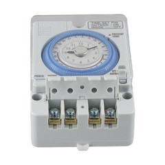 Gray White TB388 Timer Switch for Advertising Lights and Industrial Equipment