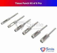 6 Pieces Tissue Punch Kit For Dentists Smile Dental United Kingdom CE