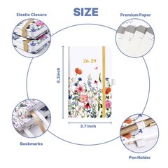 2026-2029 Pocket Calendar – Pocket Planner from Jul. 2026 to Jun. 2029, 3 Year C