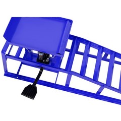 2 Pack Auto Car Truck Ramps Lifts w/ Pedal,5 Ton Heavy Duty Steel Car Lift Ramp
