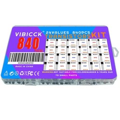 24 Value 840 Piece Assorted TO92 Transistors PNP NPN Bipolar Power Transistor