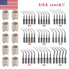 10PCS Dental Ultrasonic Scaler Tips Wrench Key Fit DTE/EMS Cavitron WOODPECK