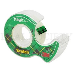 Scotch Magic Tape Transparent 0.75in X 350in Rolls Lot of 6