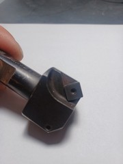 Valenite Carbide 45 degree Insert Cutters 1.5 And 1.0 Inch lot of 2