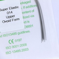 100×Dental Orthodontic Super Elastic Niti Round Arch Wire Ovoid Form 014 Upper