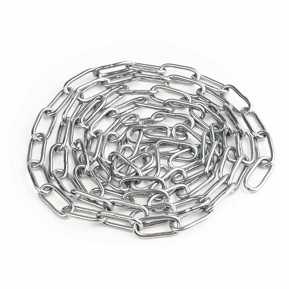 SUS304 Stainless Steel Chain,Metal Chain Links,Small Light Duty Utility Chain…